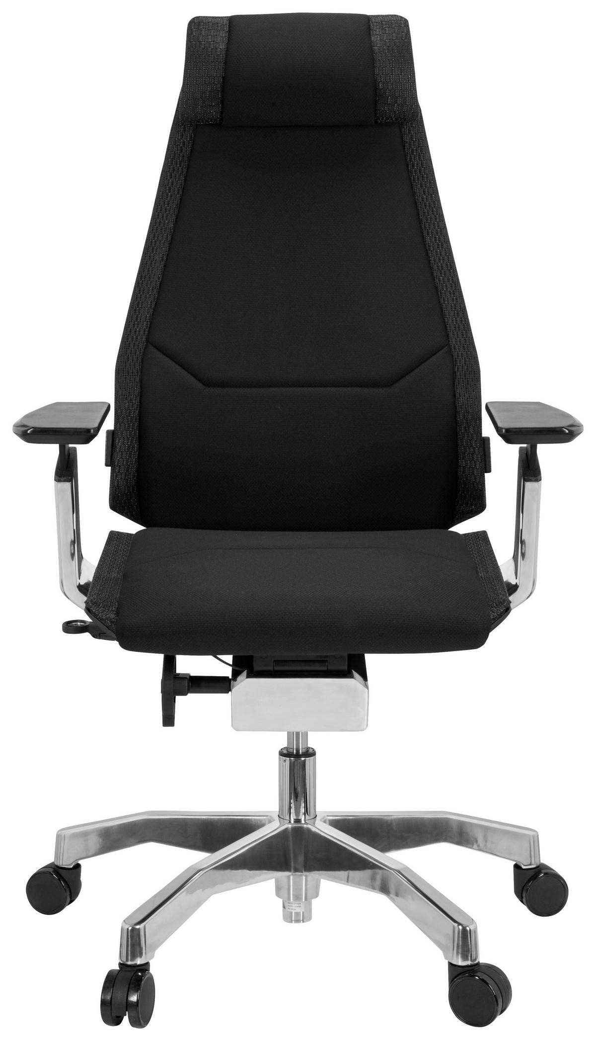 SNURRSTOL  i flatväv svart  - silver/svart, Basics, metall/textil (57/119/46cm) - MID.YOU