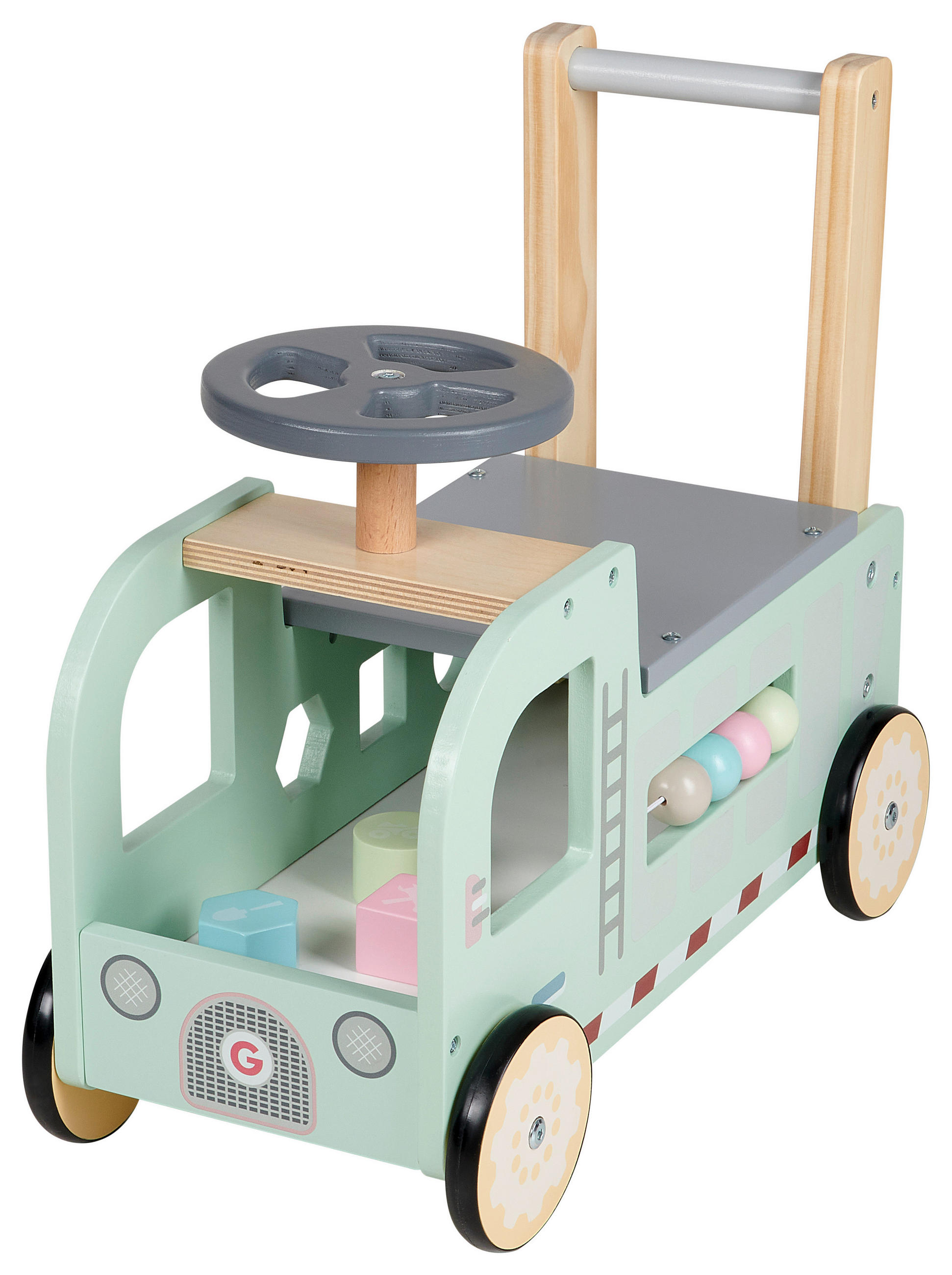 LAUFLERNWAGEN  - Multicolor, Trend, Holz (45,8/21,3/39,8cm) - My Baby Lou