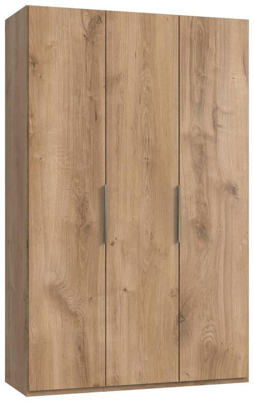 DREHTÜRENSCHRANK in Eichefarben  - Chromfarben/Eichefarben, Modern, Holzwerkstoff (150/236/58cm) - MID.YOU