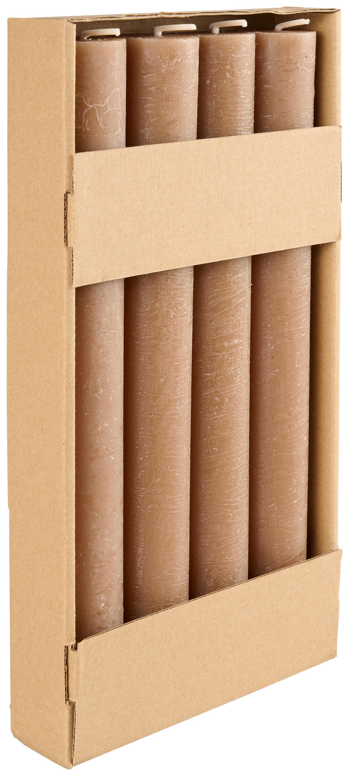VALCOVÁ SVIEČKA - svetlohnedá, Trend, prírodné materiály (3,5/28cm) - Ambia Home