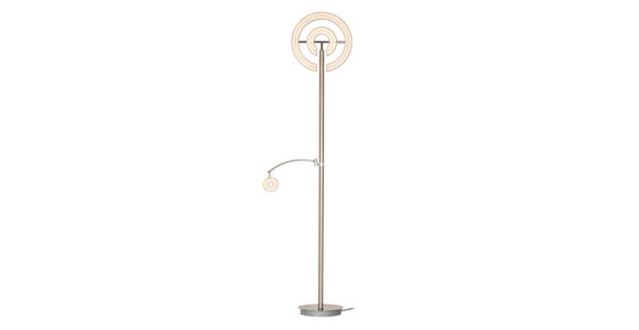 LED-DECKENFLUTER 40/180 cm    - Weiß/Nickelfarben, KONVENTIONELL, Kunststoff/Metall (40/180cm) - Dieter Knoll