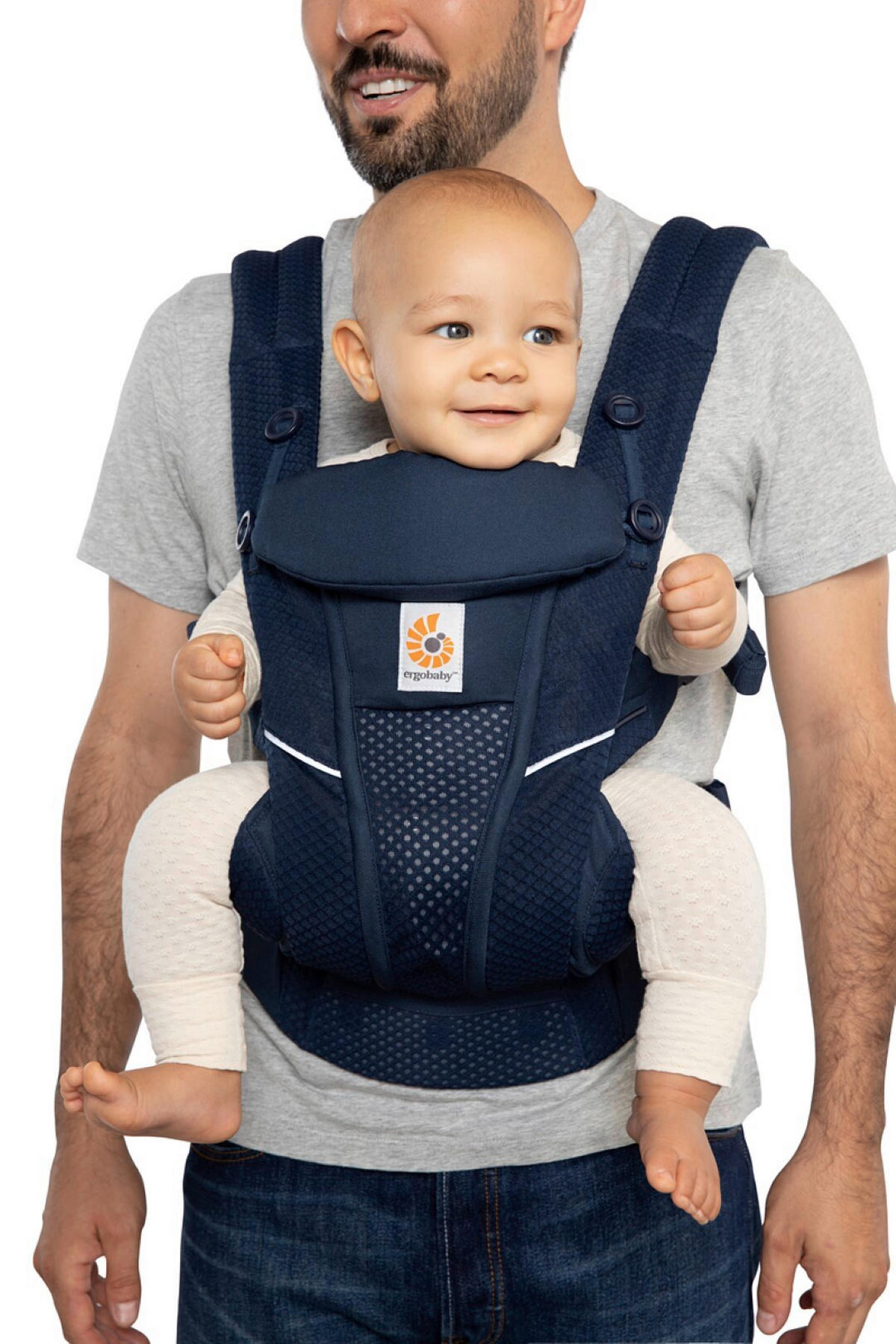 KENGUR NOSILJKA  Omni Breeze  - tamnoplava, Osnovno, tekstil (0,7kg) - Ergo Baby