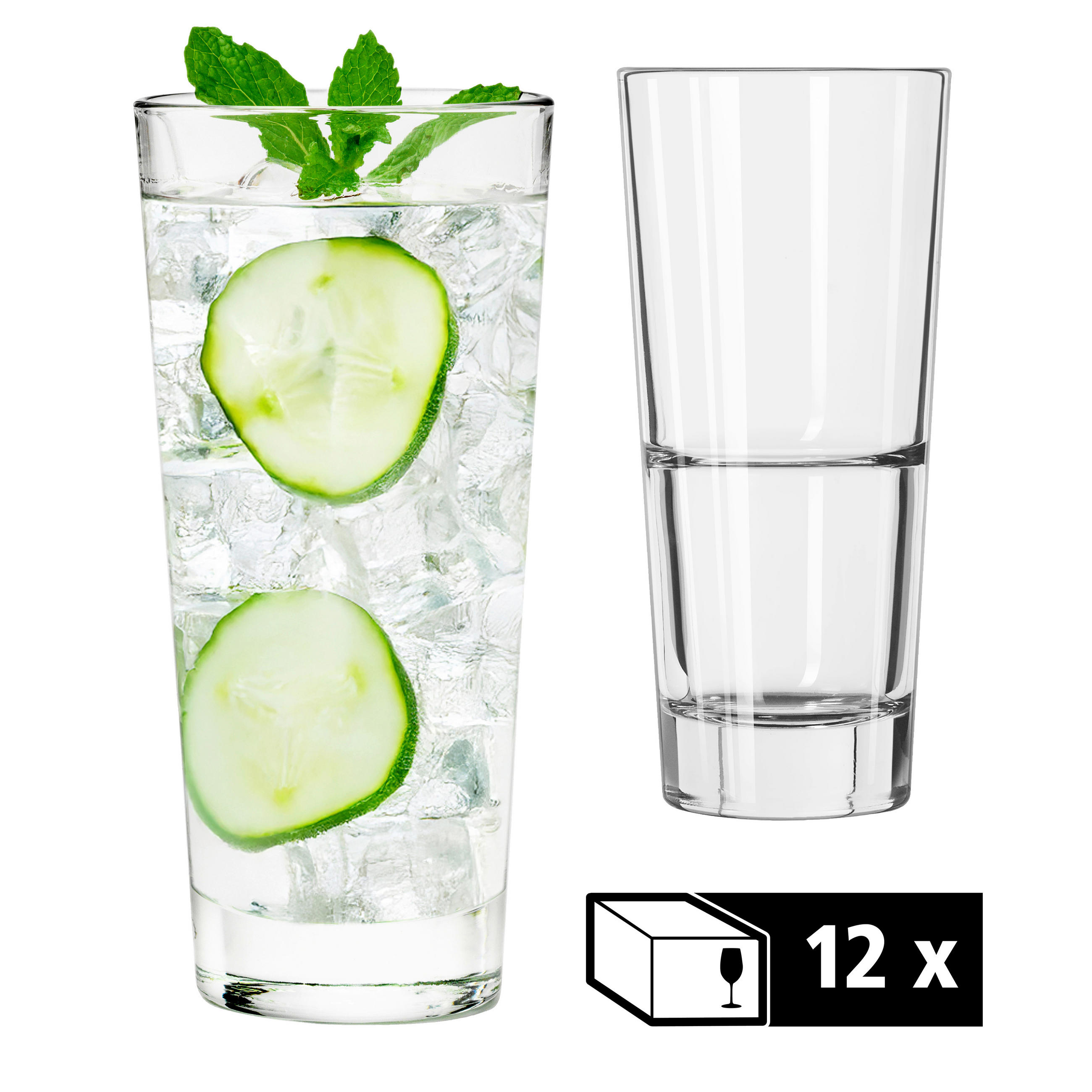 GLÄSERSET ENDEAVOR  12-teilig  - Klar, Basics, Glas (8,5/16cm)