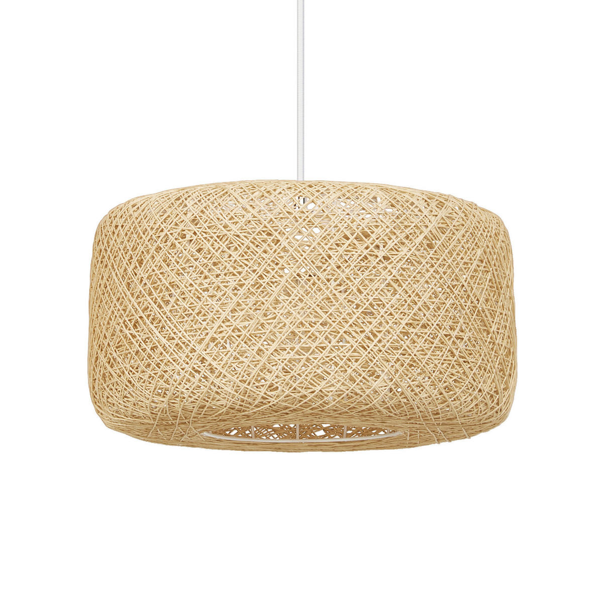 HÄNGELEUCHTE 40/150 cm  - Beige, Natur, Papier/Metall (40/150cm) - Osram