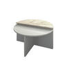 COUCHTISCHSET Dolunay Couchtisch Grau, Beige  - Beige/Grau, Design, Holzwerkstoff - Livetastic
