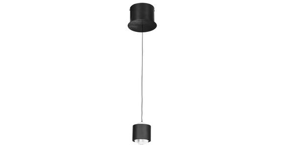 LED-HÄNGELEUCHTE 14/170 cm - Schwarz, Design, Kunststoff/Metall (14/170cm) - Novel