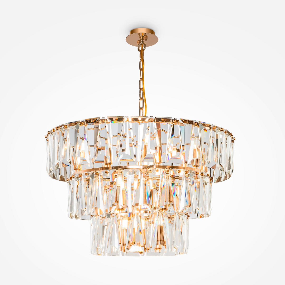 PENDELLAMPA Modern 77/50/77 cm  - guldfärgad, Trend, metall (77/50/77cm) - MAYTONI