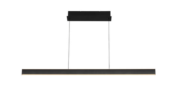 LED-HÄNGELEUCHTE Kent 118/10/170 cm   - Schwarz, Design, Kunststoff/Metall (118/10/170cm) - Dieter Knoll
