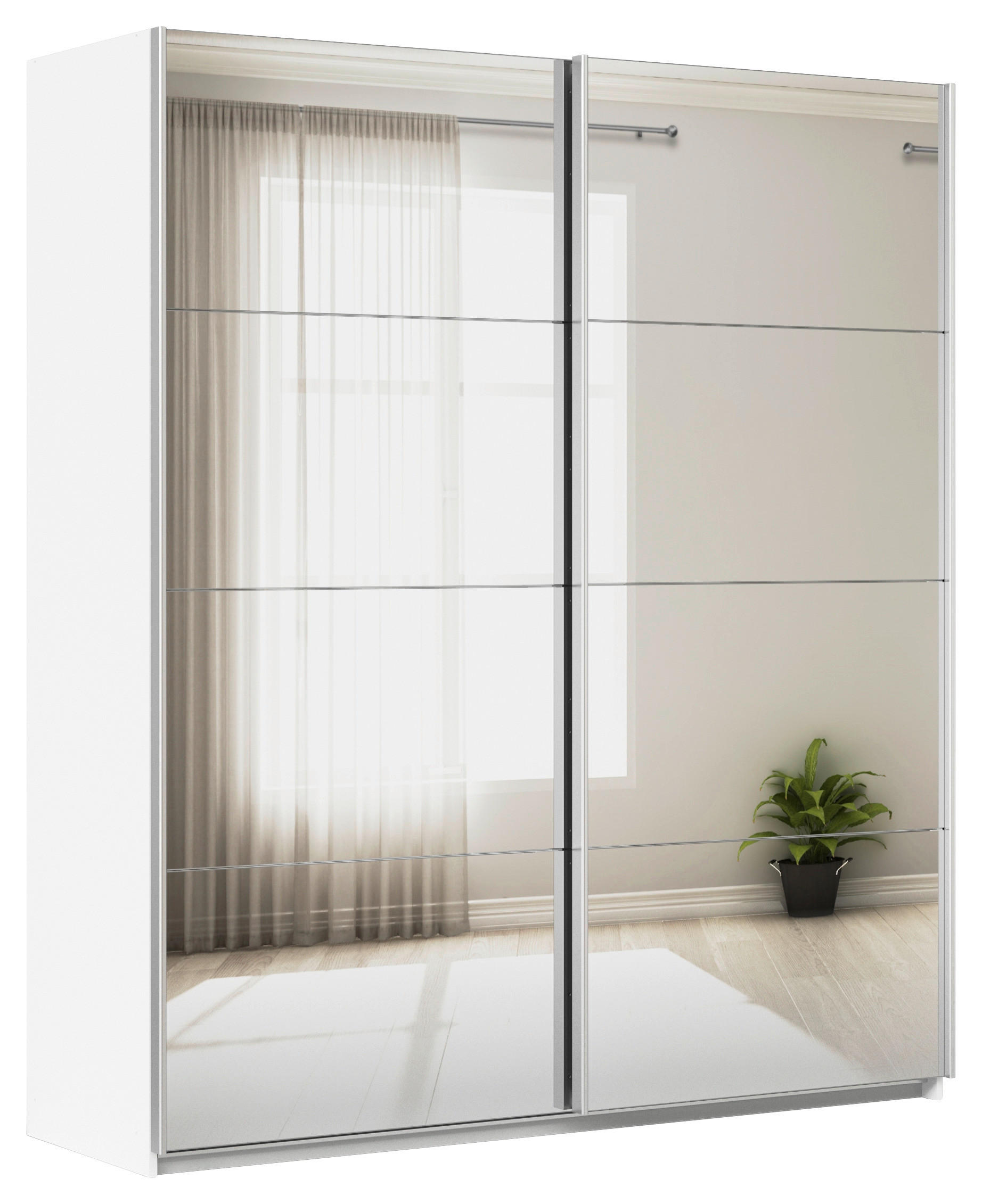 Schwebetürenschrank Mit Spiegel B: 181 Cm Feldkirch