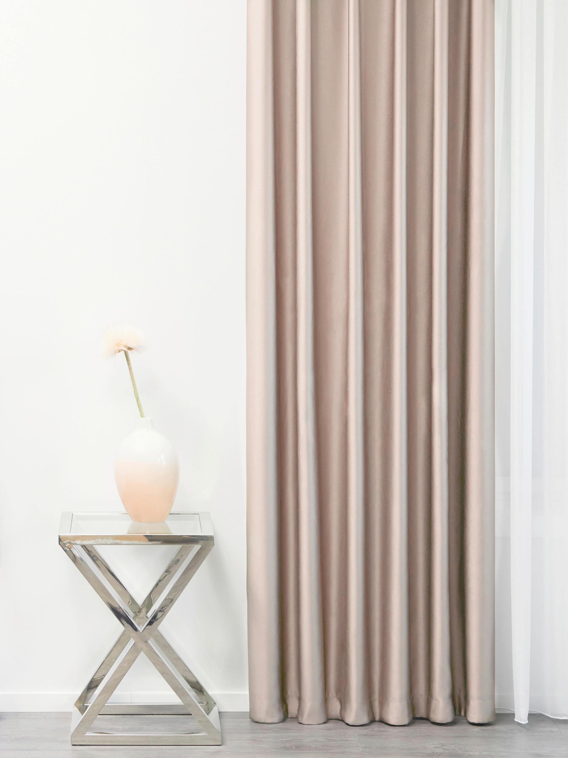 MATERIAL TEXTIL DECORATIV opac  - roz, Basics, textil (310cm)