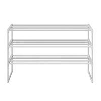 SCHUHREGAL Weiß  - Weiß, Trend, Kunststoff/Metall (92/55/30cm) - Boxxx