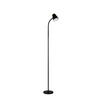 STOJACÍ LED SVÍTIDLO,  - černá/hnědá, Basics, kov/plast (145/19,5/37cm)