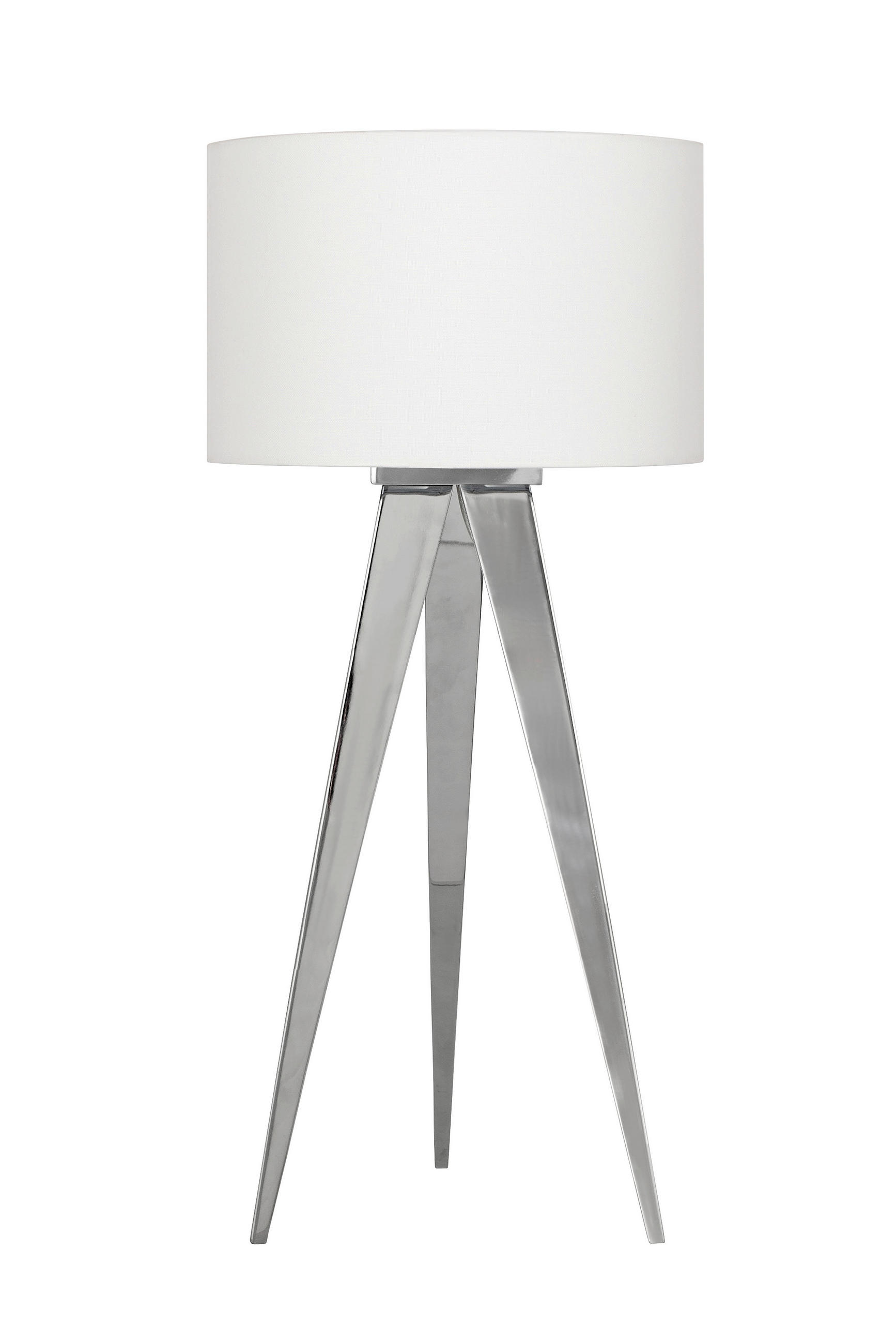 Näve Tischleuchte Chrom 28 cm