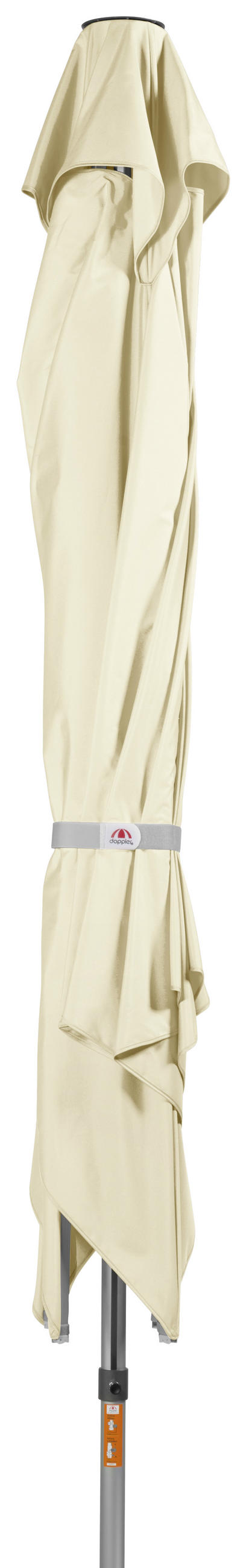 SONNENSCHIRM 350X350 cm Naturfarben  - Silberfarben/Naturfarben, Basics, Textil/Metall (350/350cm) - Doppler