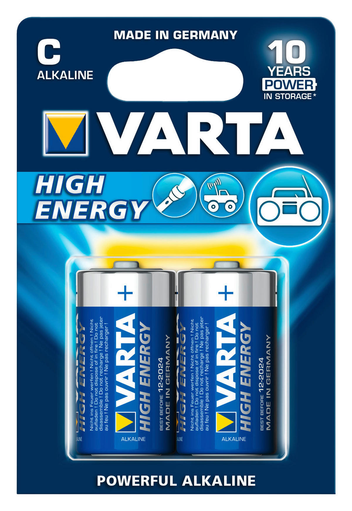 BATTERIE - Basics (13,9/8.3/13.3cm) - Varta