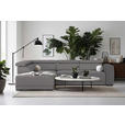ECKSOFA Anthrazit Struktur  - Anthrazit/Schwarz, Design, Kunststoff/Textil (205/284cm) - Xora
