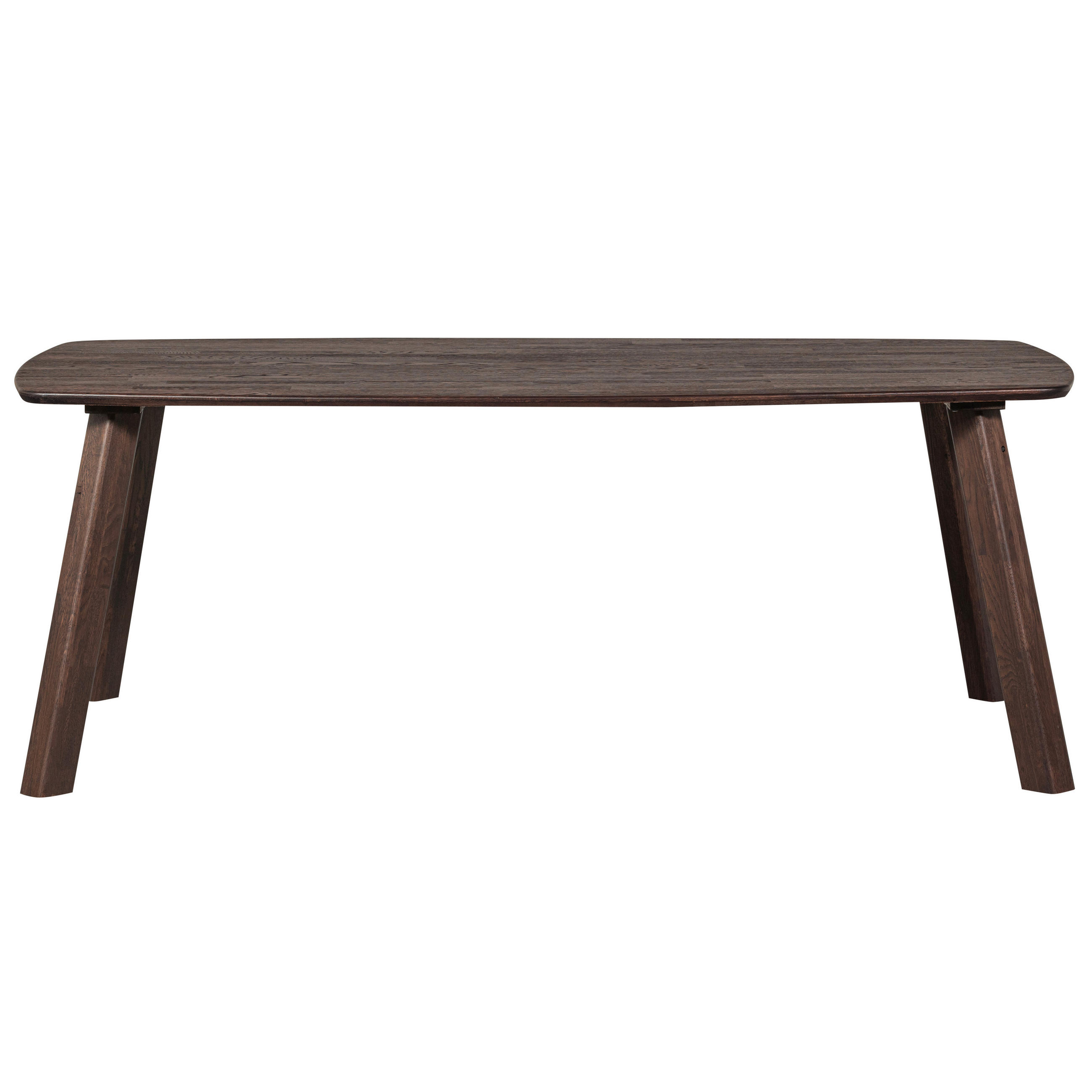 ESSTISCH Eiche oval Dunkelbraun  - Dunkelbraun, Design, Holz (180/100/74cm) - Livetastic