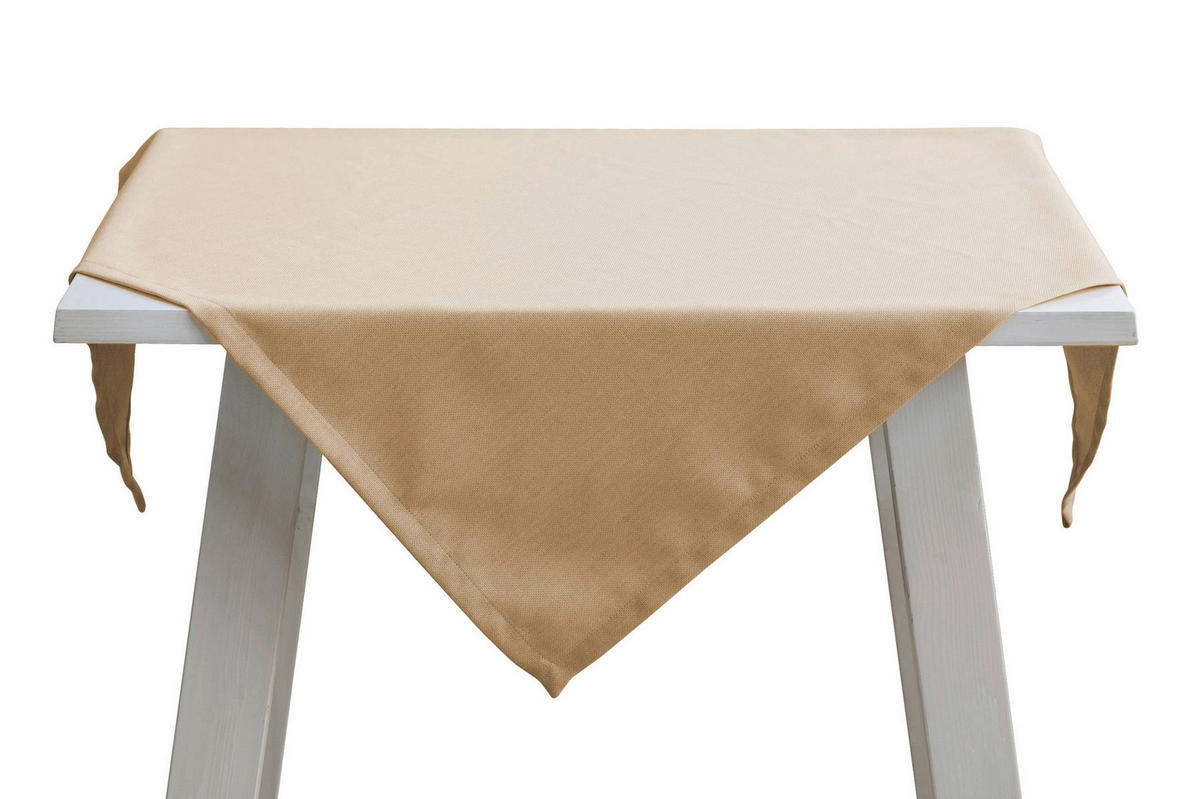 TISCHDECKE 85/85 cm  - Sandfarben, Basics, Textil (85/85cm)