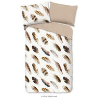 BETTWÄSCHE Good Morning Renforcé 140/200 cm  - Sandfarben/Ecru, KONVENTIONELL, Textil (140/200cm)
