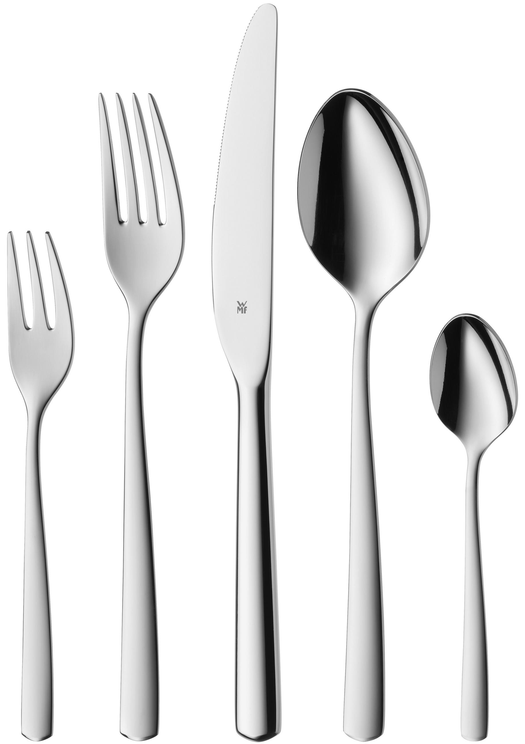 BESTECKSET Boston 30-teilig Edelstahl  - Basics, Metall - WMF