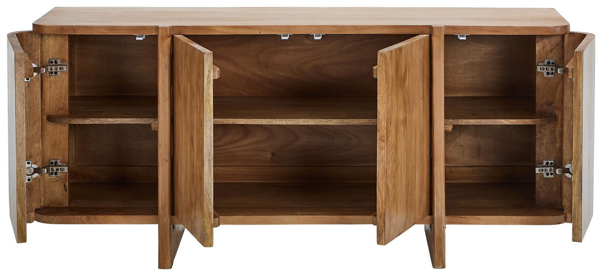 SIDEBOARD  160/72/42 cm  - Naturfarben, Design, Holz (160/72/42cm) - Livetastic