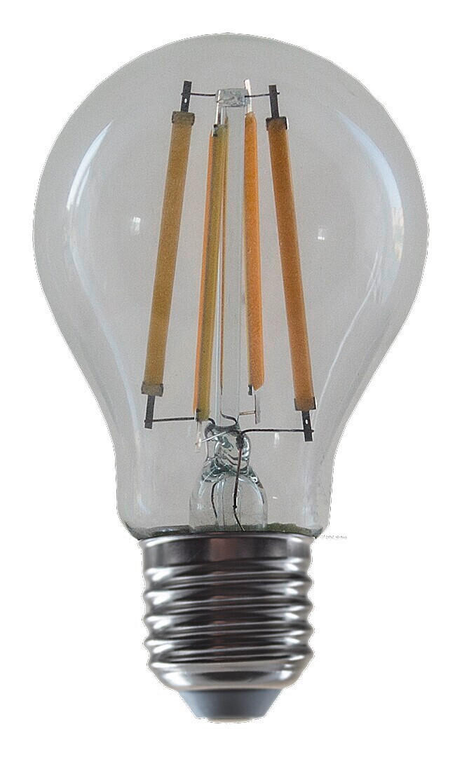LED FILAMENT ŽARULJA - prozirno, Basics, staklo (6/10.8cm)