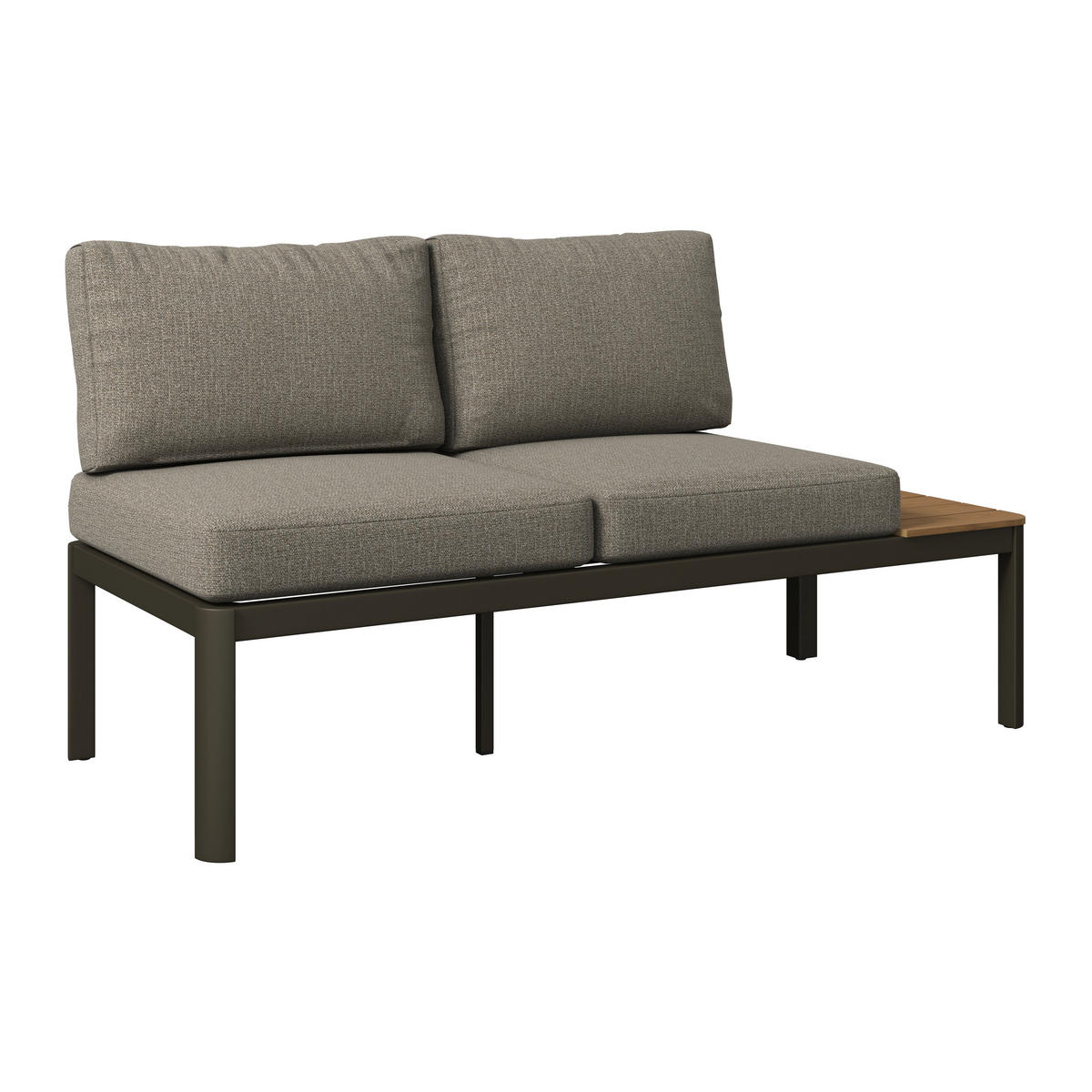 LOUNGE GARNITÚRA 3 részes   239.5/215/83 cm  - natúr színű/Pezsgő, Design, műanyag/textil (239.5/215/83cm) - Amatio