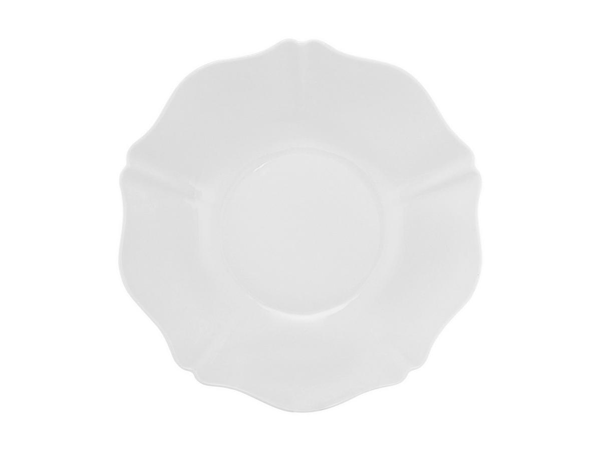 Castron Pentru Salată  - alb, Basics, ceramică (25/8,5cm)