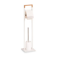 WC-BÜRSTENKOMBINATION - Weiß, Basics, Holz/Kunststoff (19/19/75cm) - Zeller Present