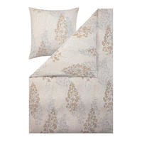 BETTWÄSCHE Atelier Flanell 155/220 cm  - Naturfarben, Design, Textil (155/220cm) - Estella