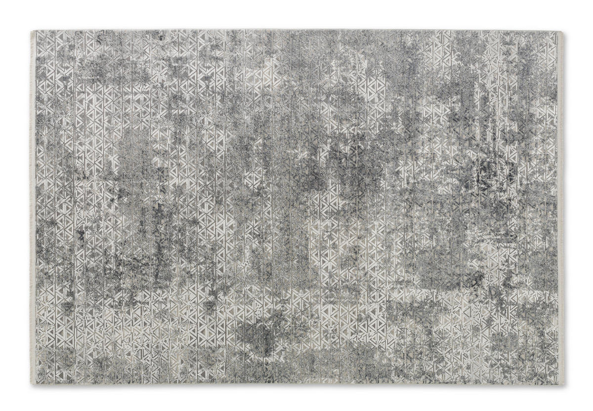 WEBTEPPICH 133/190 cm Vision Anthrazit, Grau  - Anthrazit/Grau, Design, Textil (133/190cm) - Schöner Wohnen