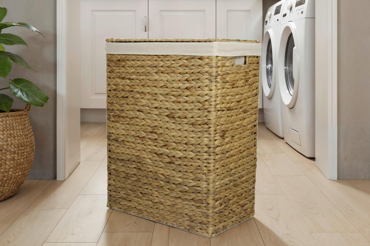 WÄSCHESAMMLER - Braun, Basics, Naturmaterialien (36/16/52cm)