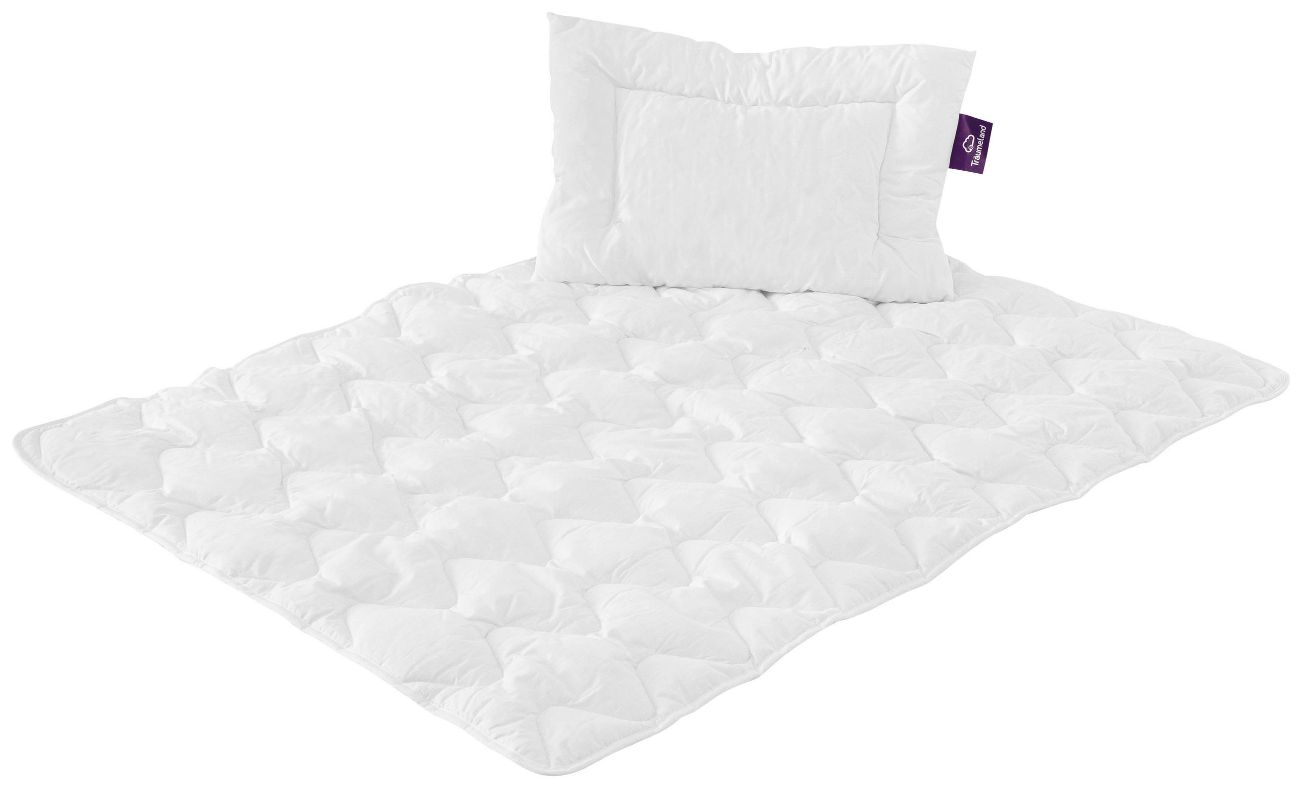 KINDERBETTSET 100/135 cm  - Weiß, Basics, Textil (100/135cm) - Träumeland