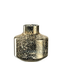 VÁZA, sklo, 22 cm - barvy zlata, Lifestyle, sklo (22/21,5/22cm) - Leonardo