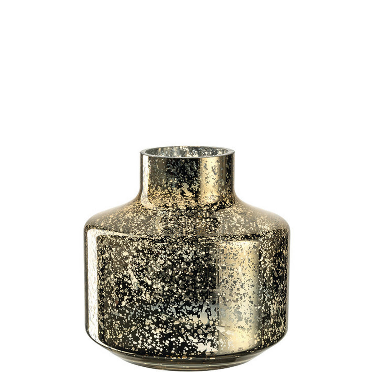 VÁZA, sklo, 22 cm - barvy zlata, Lifestyle, sklo (22/21,5/22cm) - Leonardo