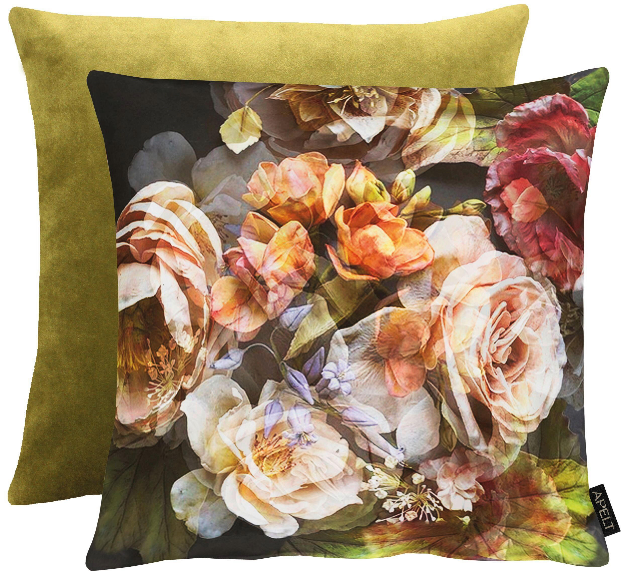 KISSENHÜLLE 46/46 cm  - Hellrot/Multicolor, KONVENTIONELL, Textil (46/46cm) - Landscape