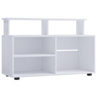 LOWBOARD  in 90/59/36 cm  - Weiss/Schwarz, Modern, Holzwerkstoff/Kunststoff (90/59/36cm) - MID.YOU