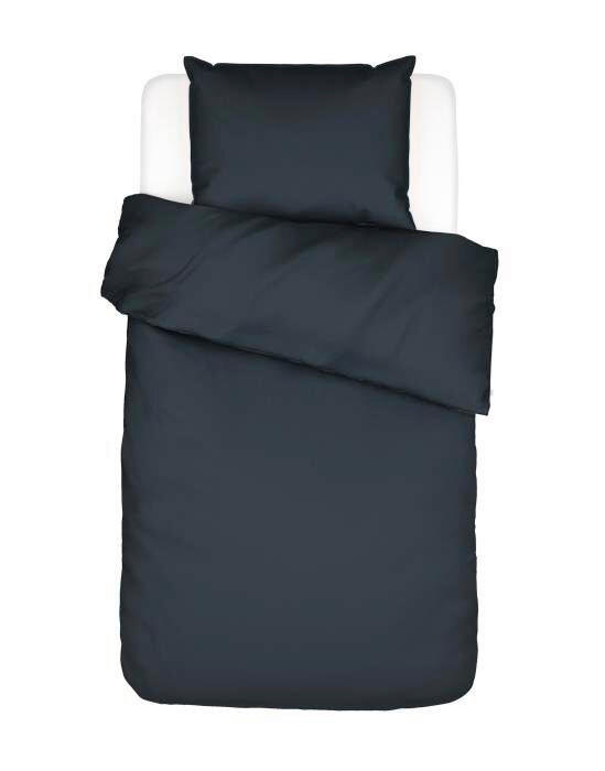 BETTWÄSCHE Minte Satin 135/200 cm  - Dunkelblau, Basics, Textil (135/200cm) - Essenza