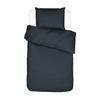 BETTWÄSCHE Minte Satin 135/200 cm  - Dunkelblau, Basics, Textil (135/200cm) - Essenza