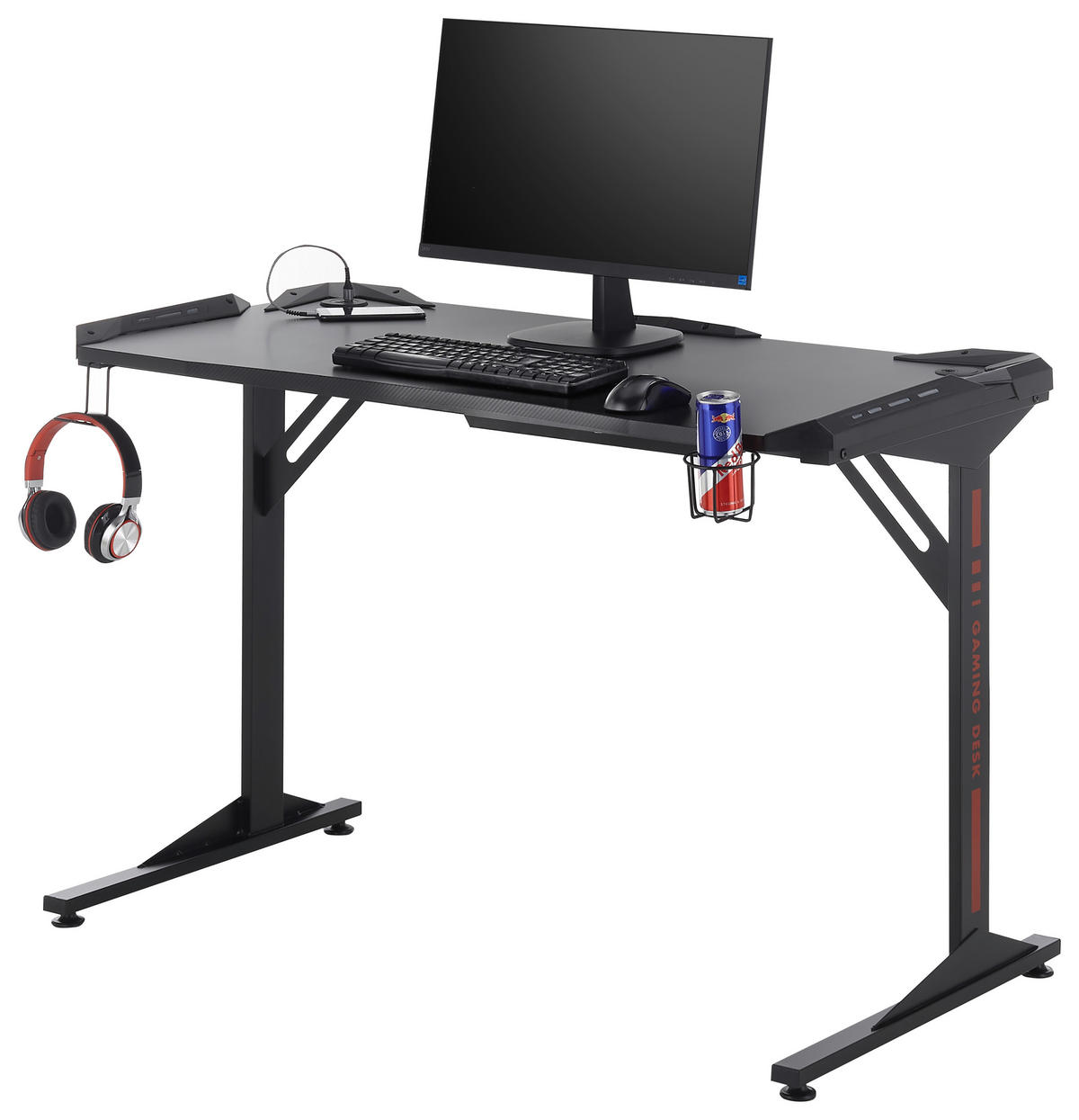 GAMER ASZTAL 119/78/60 cm  - Design, műanyag (119/78/60cm) - Carryhome