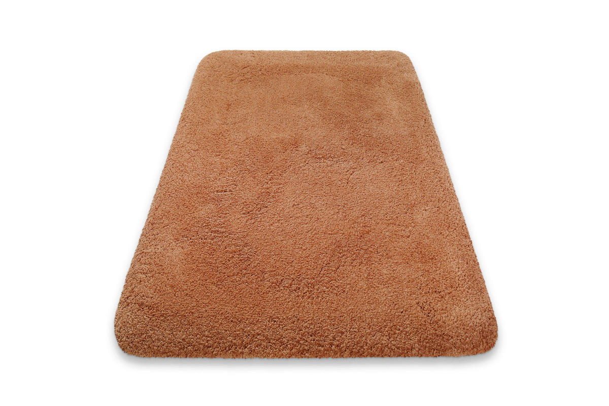 BADTEPPICH Terracotta 55/65 cm  - Terracotta, Basics, Kunststoff/Textil (55/65cm) - WECON HOME BASIC