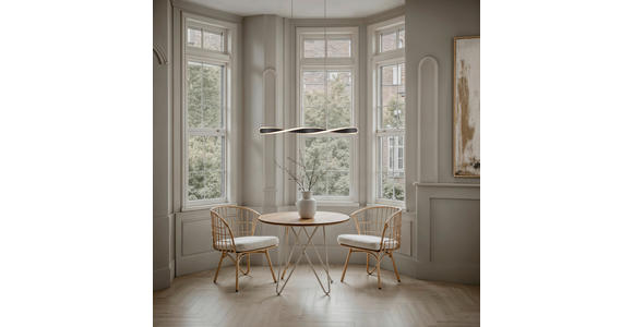 LED-HÄNGELEUCHTE 89/6/150 cm  - Schwarz, Design, Kunststoff/Metall (89/6/150cm) - Novel