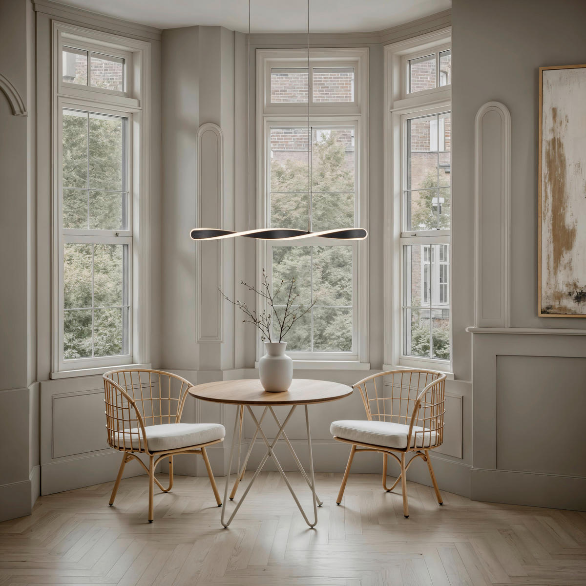 LED-HÄNGELEUCHTE Henderson 89/6/150 cm   - Schwarz, Design, Kunststoff/Metall (89/6/150cm) - Novel