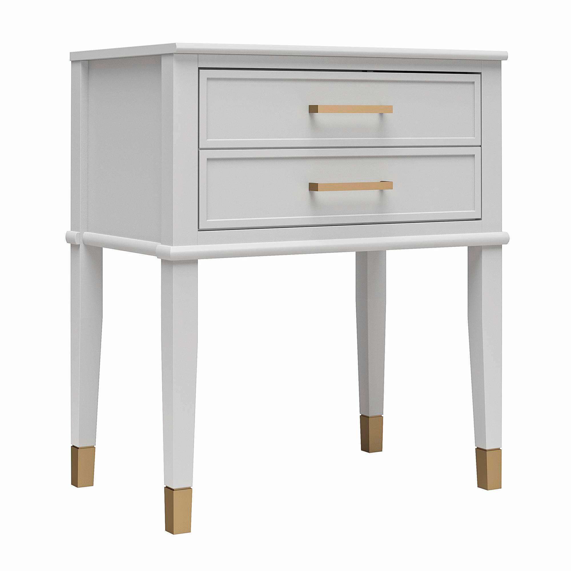 BEISTELLTISCH 60/40/72 cm Grau rechteckig  - Goldfarben/Grau, Design, Holzwerkstoff/Metall (60/40/72cm) - MID.YOU