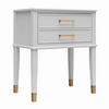 BEISTELLTISCH 60/40/72 cm Grau rechteckig  - Goldfarben/Grau, Design, Holzwerkstoff/Metall (60/40/72cm) - MID.YOU