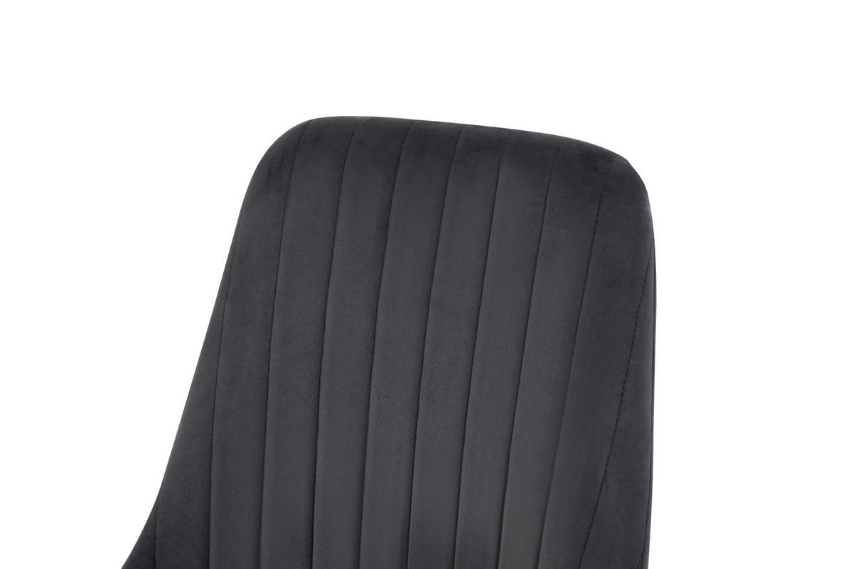 STUHL-SET 2 Stück  in Webstoff  - Anthrazit/Schwarz, MODERN, Textil/Metall (44/88/58cm) - MID.YOU