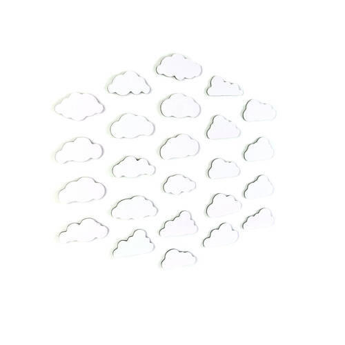 MAGNETTAFEL 2,3/1,2 cm  - Weiss, Basics, Metall (2,3/1,2cm)