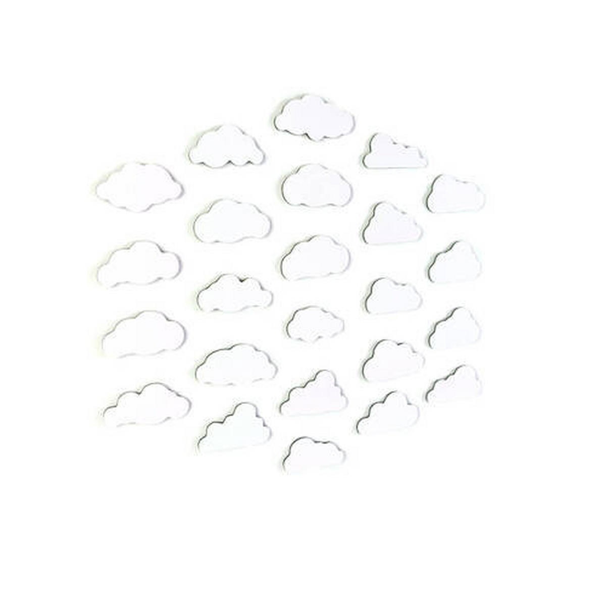 MAGNETTAFEL 2,3/1,2 cm  - Weiss, Basics, Metall (2,3/1,2cm)