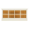 SIDEBOARD UrbanClass  in 190,5/82/49 cm  - Weiß/Honig, LIFESTYLE, Glas/Holz (190,5/82/49cm) - Livetastic