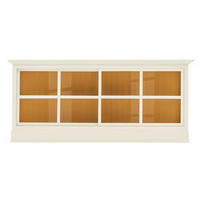 SIDEBOARD UrbanClass  in 190,5/82/49 cm  - Weiß/Honig, LIFESTYLE, Glas/Holz (190,5/82/49cm) - Livetastic